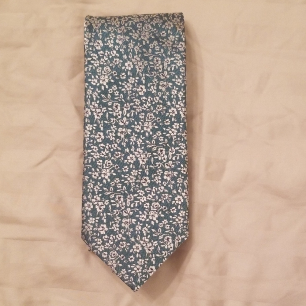 Canali mens silk tie - blue